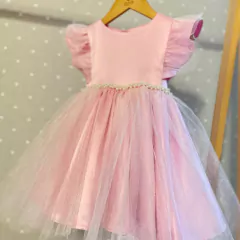 Vestido Luxo rosa