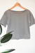 Pijama Dolce far niente corto gris - Donna versatile