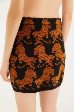 Falda Cropped Tricot Tigres Copacabana en internet