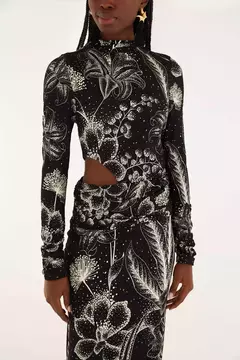 VESTIDO CROPPED CEU DE FLOR - comprar online