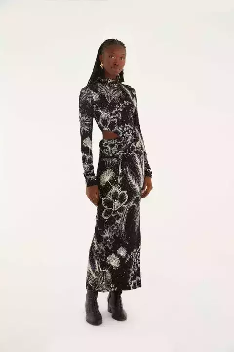 VESTIDO CROPPED CEU DE FLOR