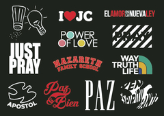 STICKER #1 - FONDO OSCURO - comprar online
