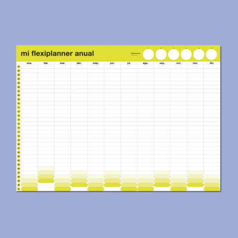 PLANNER ANUAL DE PARED