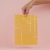 PLANNER MENSUAL 19X25 TAPA BLANDA GRID - AMARILLO