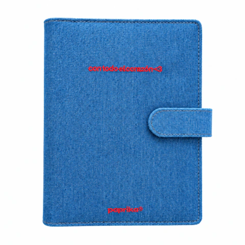 AGENDA 2027 - SHANTILOVE M 15X21 SAV FOLDER - DENIM