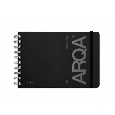 AGENDA 2027 - ARQA A5 SEMANAL - TOTAL BLACK