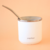MATE BLANCO DE ACERO + BOMBILLA