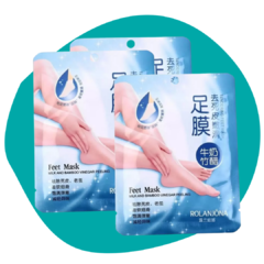 MEIA PEELING ESFOLIANTE PARA OS PÉS | KIT COM 3 PARES E FRETE GRÁTIS