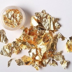 FOLHAS DE OURO PARA DECORAÇÃO DE UNHAS na internet
