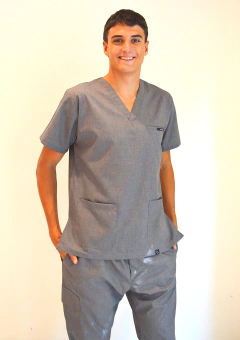 Buzo unisex gris melange (G000772)
