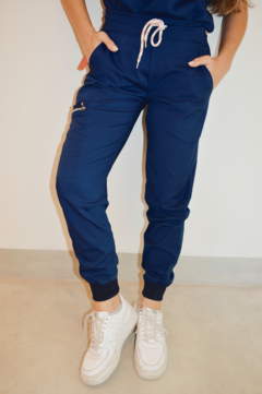 Pantalón jogger unisex azul marino (G000769) - comprar online