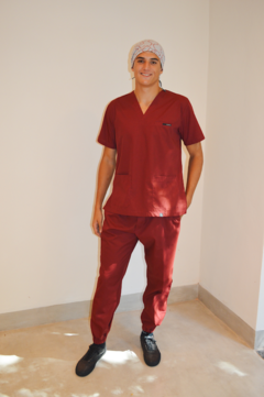 Pantalón jogger unisex bordo (G000776)