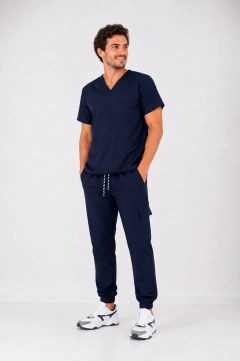 Pantalón Jogger Azul Noche. Unisex. (G000777) en internet