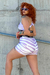 SHORTIE - ZEBRA LILA - comprar online