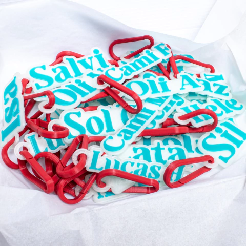 Souvenir Keychain with Name - Pack x 10 Units - buy online