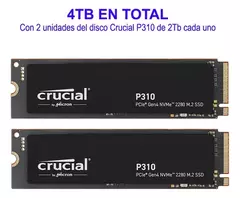 Disco Solido 4tb M2 Carry Disk Sabrent Dual Thunderbolt 3 Gris Combo - FsComputers