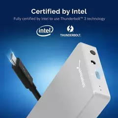 Imagen de Disco Solido 4tb M2 Carry Disk Sabrent Dual Thunderbolt 3 Gris Combo