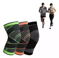 JUEGO POR 2 RODILLERAS ELASTICAS DEPORTIVAS COMPRESION CIMEXI - comprar online