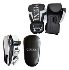 Combo Guantes De Boxeo 12oz Cimexi 2 Escudos Pao De Potencia - comprar online