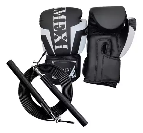 Combo Guantes Box 12oz Cimexi Soga Acero Con Rulemanes Boxeo - buy online