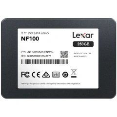 Disco SSD Lexar NF100 250GB 2.5" SATA III 6Gb/s Interno