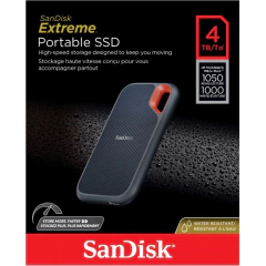 Disco Solido Externo Sandisk Extreme Portable E61 4tb 1050 Mb/s - FsComputers