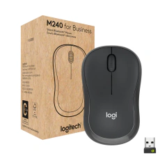 Mouse Logitech M240 Bluetooth Logi Bolt Inalámbrico Silencioso Negro - comprar online