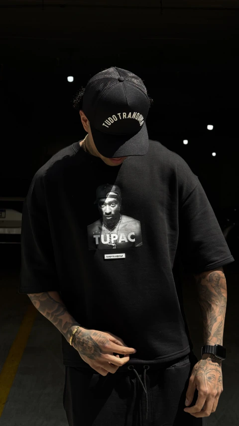 OVER BOXY 2PAC BLACK