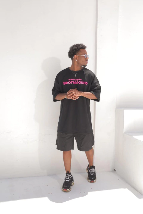 OVER PINK VIBES BLACK