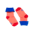 MEIA SOQUETE FRU-FRU Coral/Azul/Vermelho KidSplash!