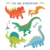 Tatuagem Temporária - Dinossauros Tatufun