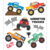 Tatuagem Temporária - Monster Trucks Tatufun