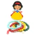 CLIP E PULSEIRAS BRANCA DE NEVE