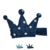 HAIR CLIP COROA PRINCESA JEANS - comprar online