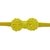 Faixa Tie Crochet Amarela | Dalella
