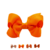 Laço de Cabelo Infantil Boutique (P) - Tons de Laranja | Dalella