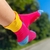 MEIA SOQUETE FRU-FRU Pink/Amarelo/Azul KidSplash! na internet