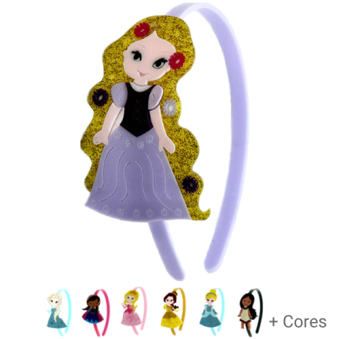 Tiara de Acrílico Princesas