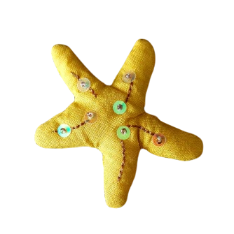 Laço de Cabelo Infantil Estrela do Mar I Dalella