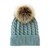Touca Bebê Fashion Trico com Pompom Cinza | Dalella