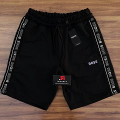 Bermuda Moletom Boss Preta - comprar online