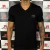 Camiseta D&G Gola V Preta