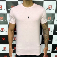 Camiseta R4lph Lauren Rosa - Logo Central - comprar online