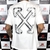 Camiseta 0ff White #40 - Oversized - comprar online