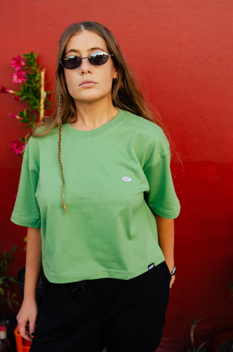 CROP VERDE PALMERA - comprar online