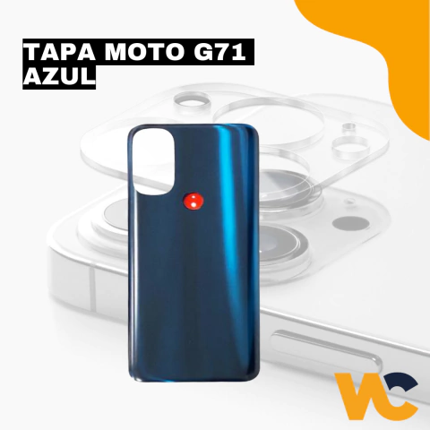 TAPA MOTO G71 CELESTE