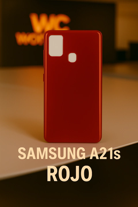 TAPA SAMSUNG A21 S ROJO - comprar online
