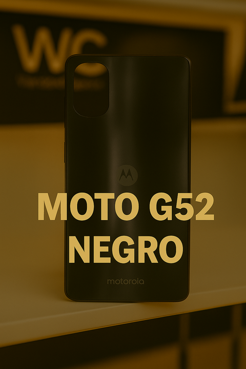 TAPA MOTO G52 NEGRO - comprar online