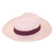 Chapéu Panamá Aba Longa Rosa Claro - loja online