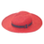 Chapéu Panamá Aba Longa Vermelho na internet